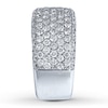 Thumbnail Image 3 of Previously Owned Diamond Anniversary Ring 2 ct tw Round-cut 14K White Gold