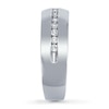 Thumbnail Image 3 of Previously Owned Men's Diamond Wedding Band 1/4 ct tw Round-cut 14K White Gold