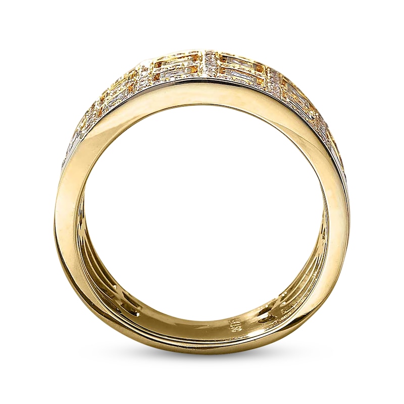 Main Image 2 of Previously Owned Diamond Anniversary Band 3/4 ct tw Princess & Round-cut 14K Yellow Gold