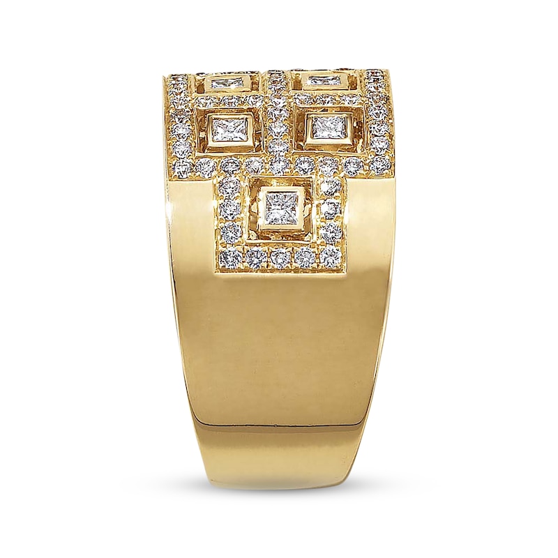 Previously Owned Diamond Anniversary Band 3/4 ct tw Princess & Round-cut 14K Yellow Gold