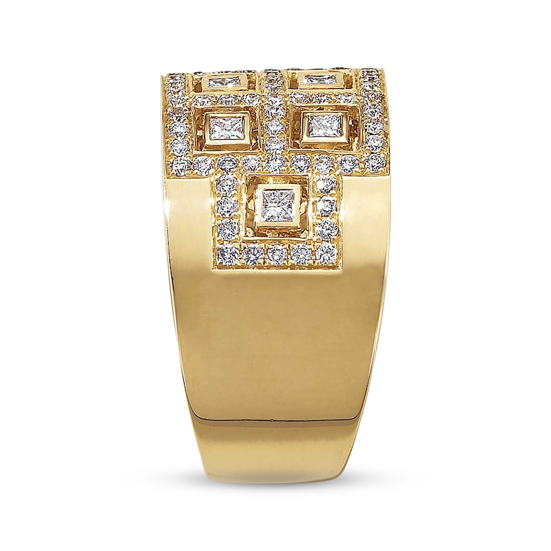 Main Image 3 of Previously Owned Diamond Anniversary Band 3/4 ct tw Princess & Round-cut 14K Yellow Gold