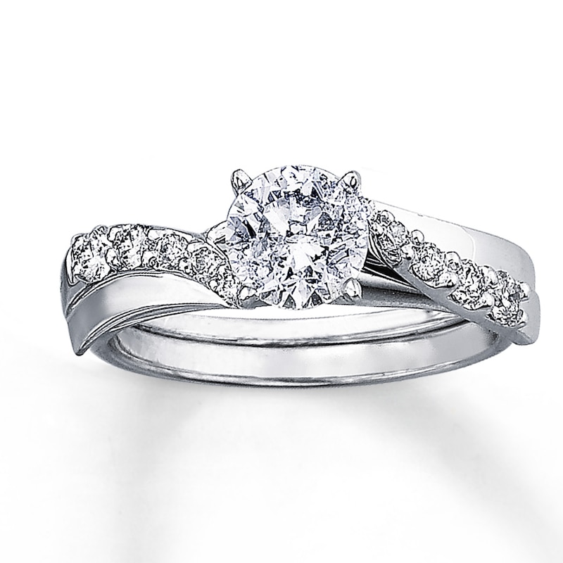Main Image 2 of Previously Owned Enhancer 1/4 ct tw Diamonds 14K White Gold