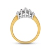 Thumbnail Image 2 of Previously Owned Diamond Anniversary Ring 1 ct tw Marquise & Round-cut 14K Two-Tone Gold