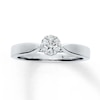 Thumbnail Image 1 of Previously Owned Ring 1/4 ct tw Diamonds 10K White Gold