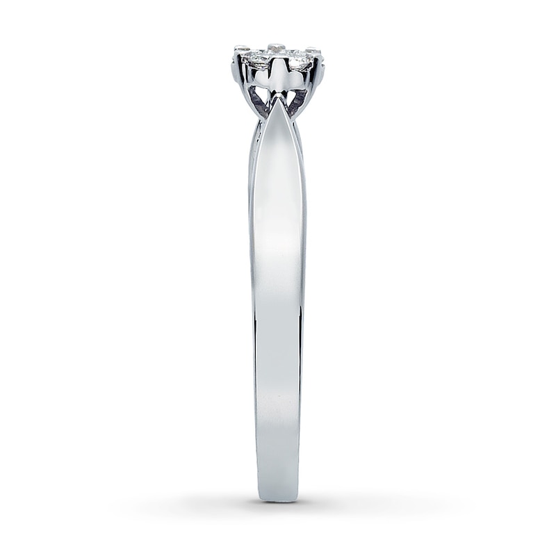 Main Image 3 of Previously Owned Ring 1/4 ct tw Diamonds 10K White Gold