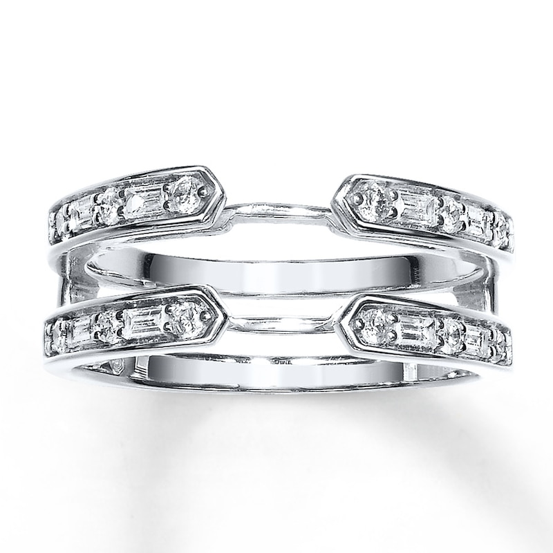 Previously Owned Enhancer 3/8 ct tw Diamonds 14K White Gold