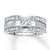 Thumbnail Image 1 of Previously Owned Enhancer 3/8 ct tw Diamonds 14K White Gold