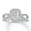 Thumbnail Image 1 of Previously Owned Ring 1/4 ct tw Diamonds 10K White Gold