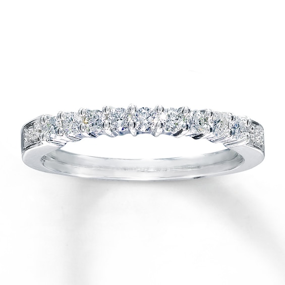 Previously Owned Diamond Anniversary Band 1/ ct tw Round-cut 14K White Gold