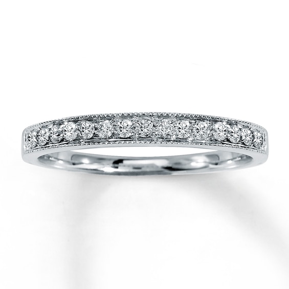 Previously Owned Ring 1/5 ct tw Diamonds 14K White Gold