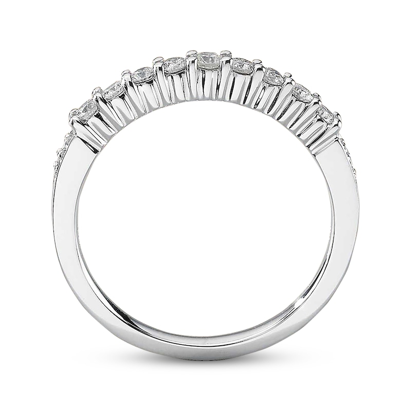 Previously Owned Diamond Anniversary Band 1/3 ct tw Round-cut 14K White Gold