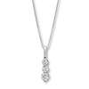 Thumbnail Image 1 of Previously Owned Diamond Necklace 1/3 ct tw 14K White Gold 18&quot;