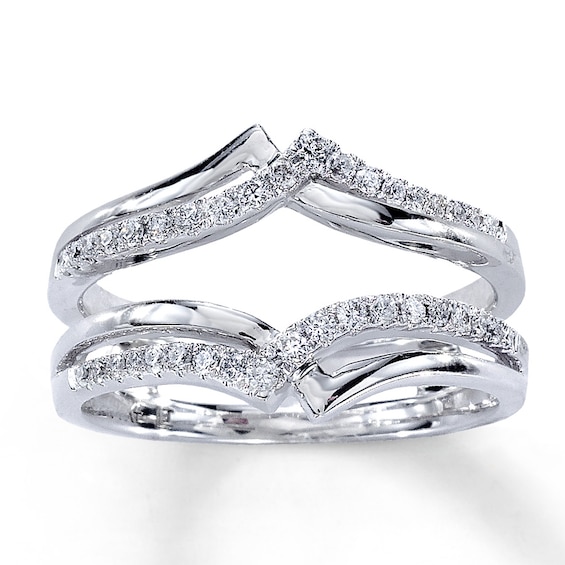 Previously Owned Diamond Enhancer Ring 1/4 ct tw 14K White Gold