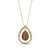 Thumbnail Image 1 of Previously Owned Le Vian Diamond Necklace 3/4 cttw Round-Cut 14K Honey Gold 18&quot;