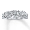 Thumbnail Image 0 of Previously Owned Three-Stone Diamond Ring 2-1/2 ct tw 14K White Gold