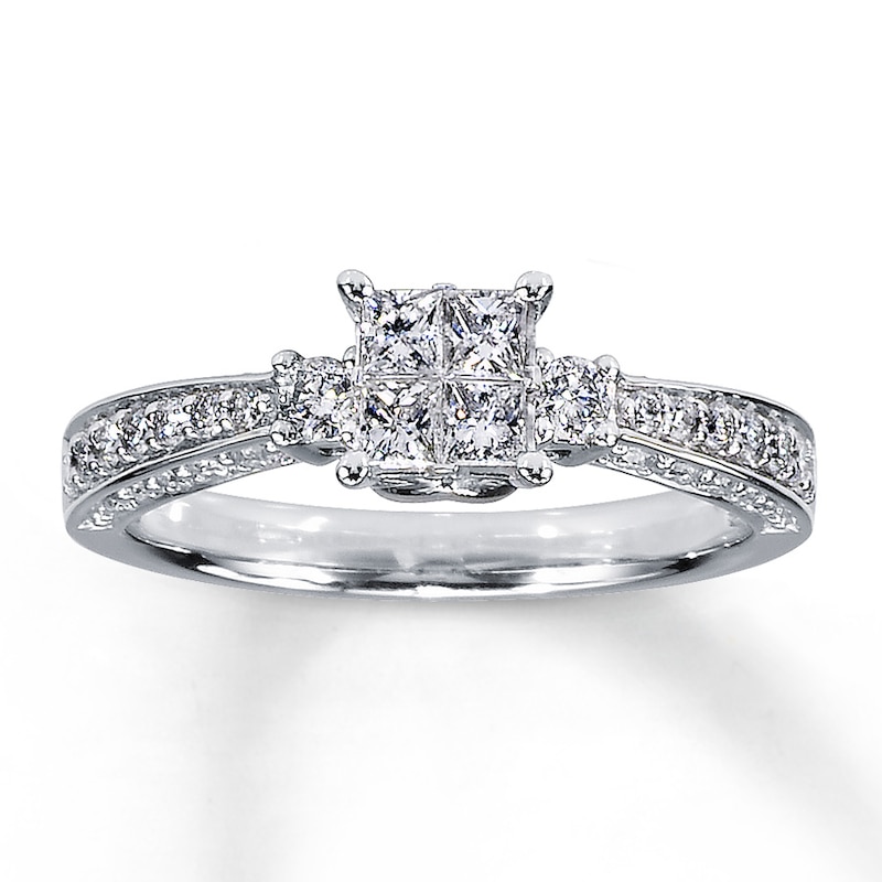 Main Image 1 of Previously Owned Ring 3/4 Carat tw Diamonds 14K White Gold