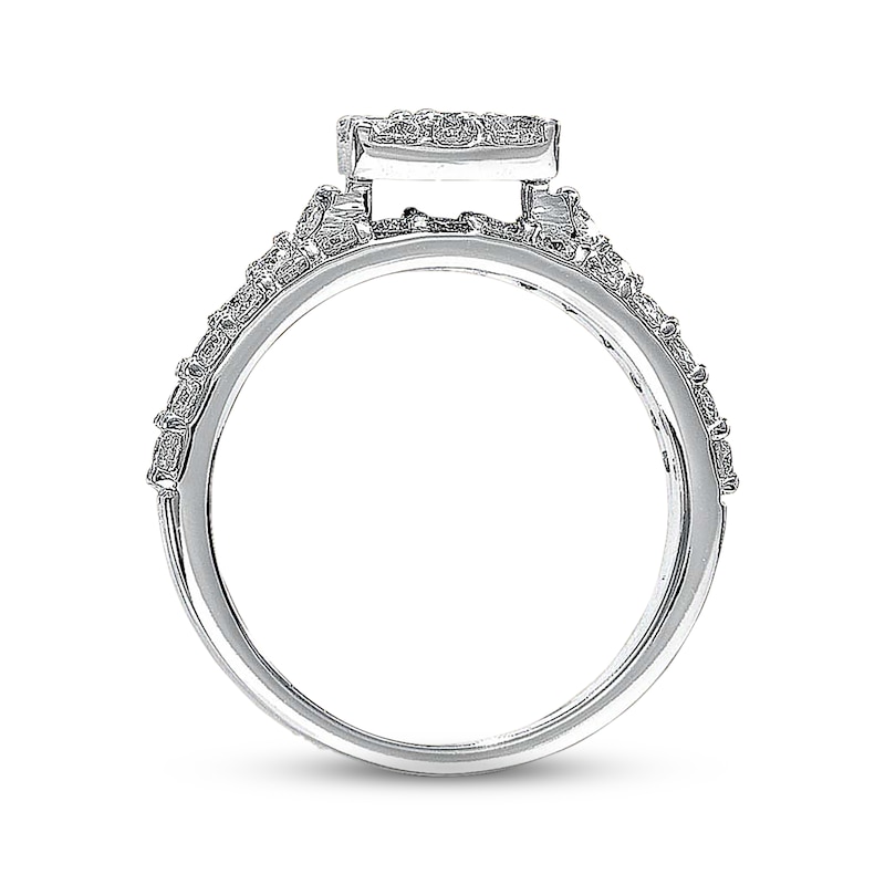 Main Image 2 of Previously Owned Multi-Diamond Engagement Ring 2 ct tw Round-cut 14K White Gold