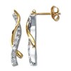 Thumbnail Image 1 of Previously Owned Diamond Earrings 1/3 ct tw 14K Two-Tone Gold
