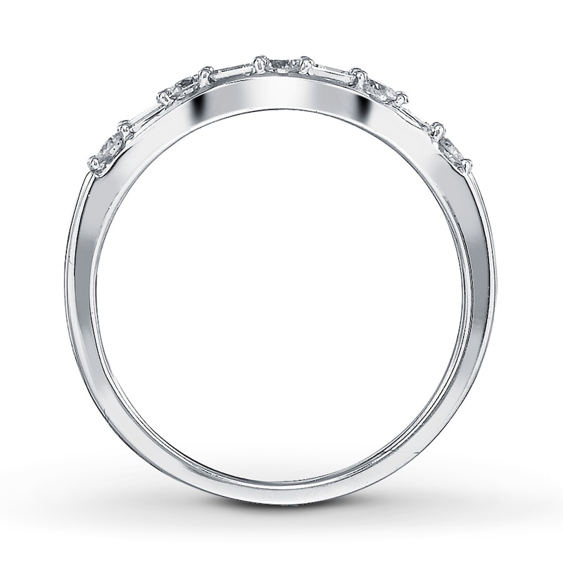 Main Image 4 of Previously Owned Enhancer 1/3 ct tw Diamonds 14K White Gold
