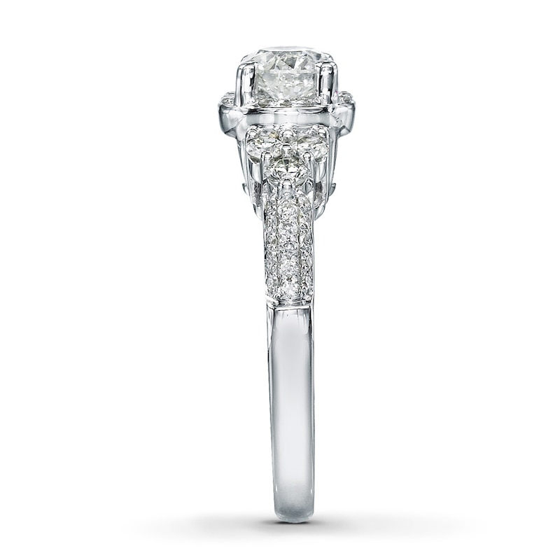Main Image 3 of Previously Owned Diamond Engagement Ring 1-1/8 ct tw 14K Gold