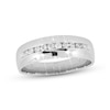 Thumbnail Image 1 of Previously Owned Men's Diamond Wedding Band 1/4 ct tw Round-cut 14K White Gold