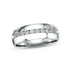 Thumbnail Image 1 of Previously Owned Men's Diamond Wedding Band 1/2 ct tw 14K White Gold