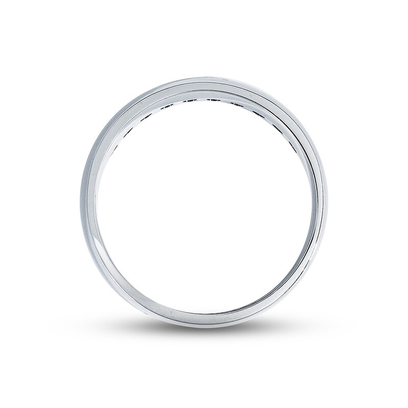 Main Image 2 of Previously Owned Men's Diamond Wedding Band 1/2 ct tw 14K White Gold