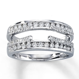 Previously Owned Enhancer 1/2 ct tw Diamonds 14K White Gold