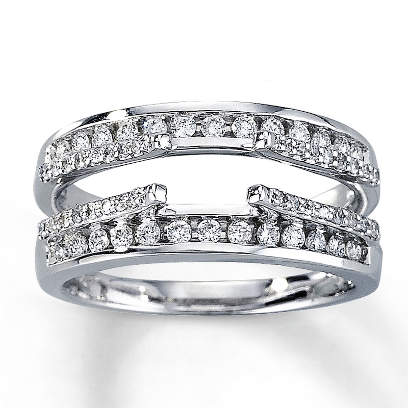 Main Image 1 of Previously Owned Enhancer 1/2 ct tw Diamonds 14K White Gold