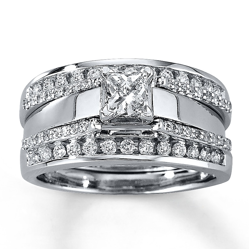 Main Image 2 of Previously Owned Enhancer 1/2 ct tw Diamonds 14K White Gold
