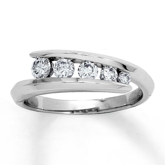 Previously Owned Diamond Ring 1/2 ct tw 14K White Gold