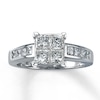 Thumbnail Image 1 of Previously Owned Ring 1-5/8 ct tw Diamonds 14K White Gold
