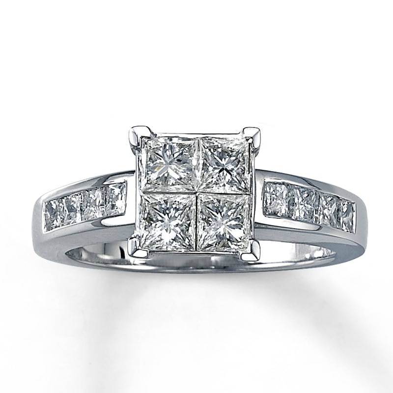 Main Image 1 of Previously Owned Ring 1-5/8 ct tw Diamonds 14K White Gold