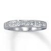 Thumbnail Image 1 of Previously Owned Wedding Band 7/8 ct tw Princess-cut Diamonds 14K White Gold