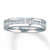 Thumbnail Image 0 of Previously Owned Diamond Wedding Band 1/2 ct tw Round-cut 14K White Gold