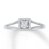 Thumbnail Image 1 of Previously Owned Promise Ring 1/8 ct tw Diamonds 10K White Gold