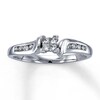 Thumbnail Image 1 of Previously Owned Diamond Ring 1/5 ct tw Princess & Round 10K White Gold