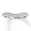 Thumbnail Image 1 of Previously Owned Diamond Wedding Band 1/5 ct tw Round-cut 14K White Gold