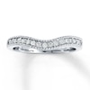 Thumbnail Image 0 of Previously Owned Diamond Wedding Band 1/5 ct tw Round-cut 14K White Gold