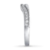 Thumbnail Image 3 of Previously Owned Diamond Wedding Band 1/5 ct tw Round-cut 14K White Gold