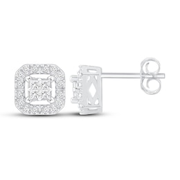Previously Owned Diamond Earrings 1/4 ct tw 10K White Gold