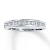 Thumbnail Image 1 of Previously Owned Anniversary Band 5/8 ct tw Princess-cut Diamonds 14K White Gold