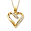 Previously Owned Diamond Necklace 1/8 ct tw 10K Yellow Gold