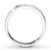 Thumbnail Image 2 of Previously Owned Diamond Men's Wedding Band 3/4 ct tw Square-cut 14K White Gold - Size 10.25