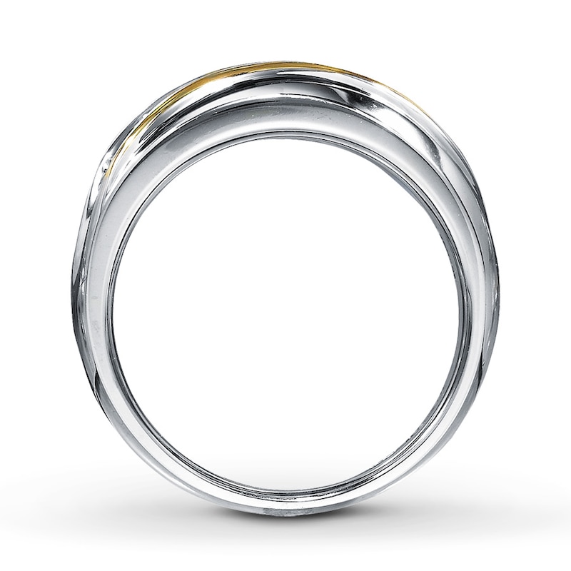 Main Image 2 of Previously Owned Diamond Men's Ring 1-1/2 ct tw 14K Two-Tone Gold