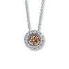Thumbnail Image 1 of Previously Owned Le Vian Diamond Necklace 1/2 ct tw 14K White Gold 18"