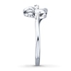 Thumbnail Image 3 of Previously Owned Heart Ring Diamond Accents 10K White Gold