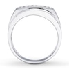 Thumbnail Image 1 of Previously Owned Men's Ring 1 ct tw Round-cut Diamonds 10K White Gold
