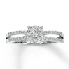Thumbnail Image 0 of Previously Owned Promise Ring 1/2 ct tw Round-cut Diamonds 10K White Gold