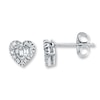 Thumbnail Image 0 of Previously Owned Diamond Earrings 1/8 ct tw 10K White Gold